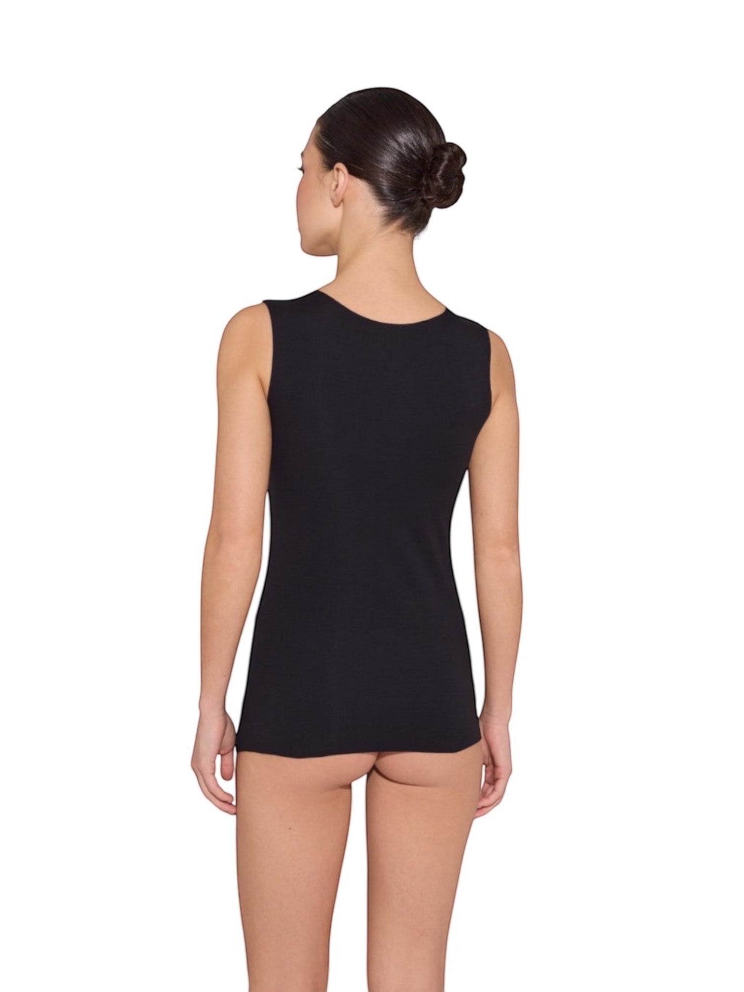 Renata Women's Tank Top Black Laser cut