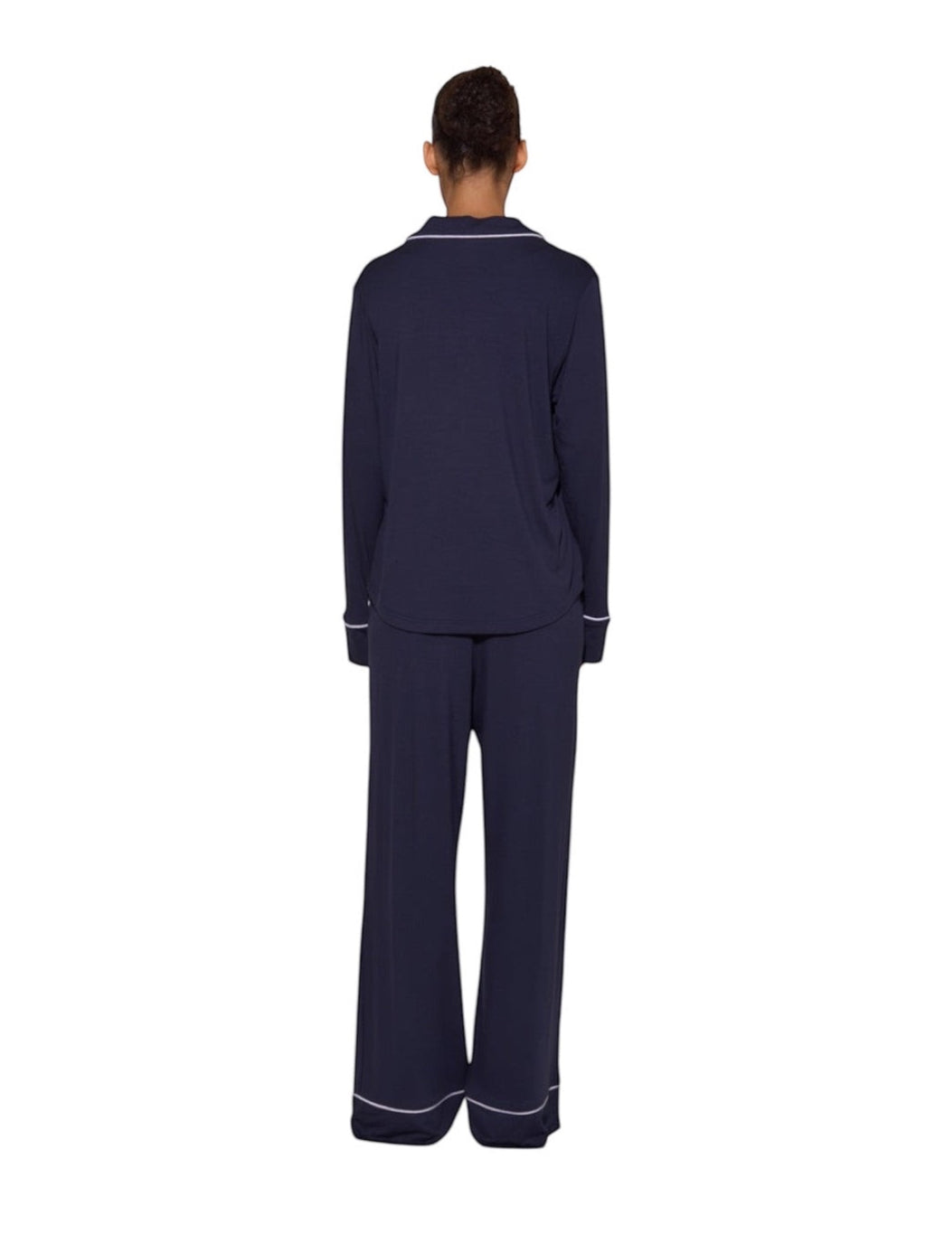 Pajama Shirt with Trousers Dark blue