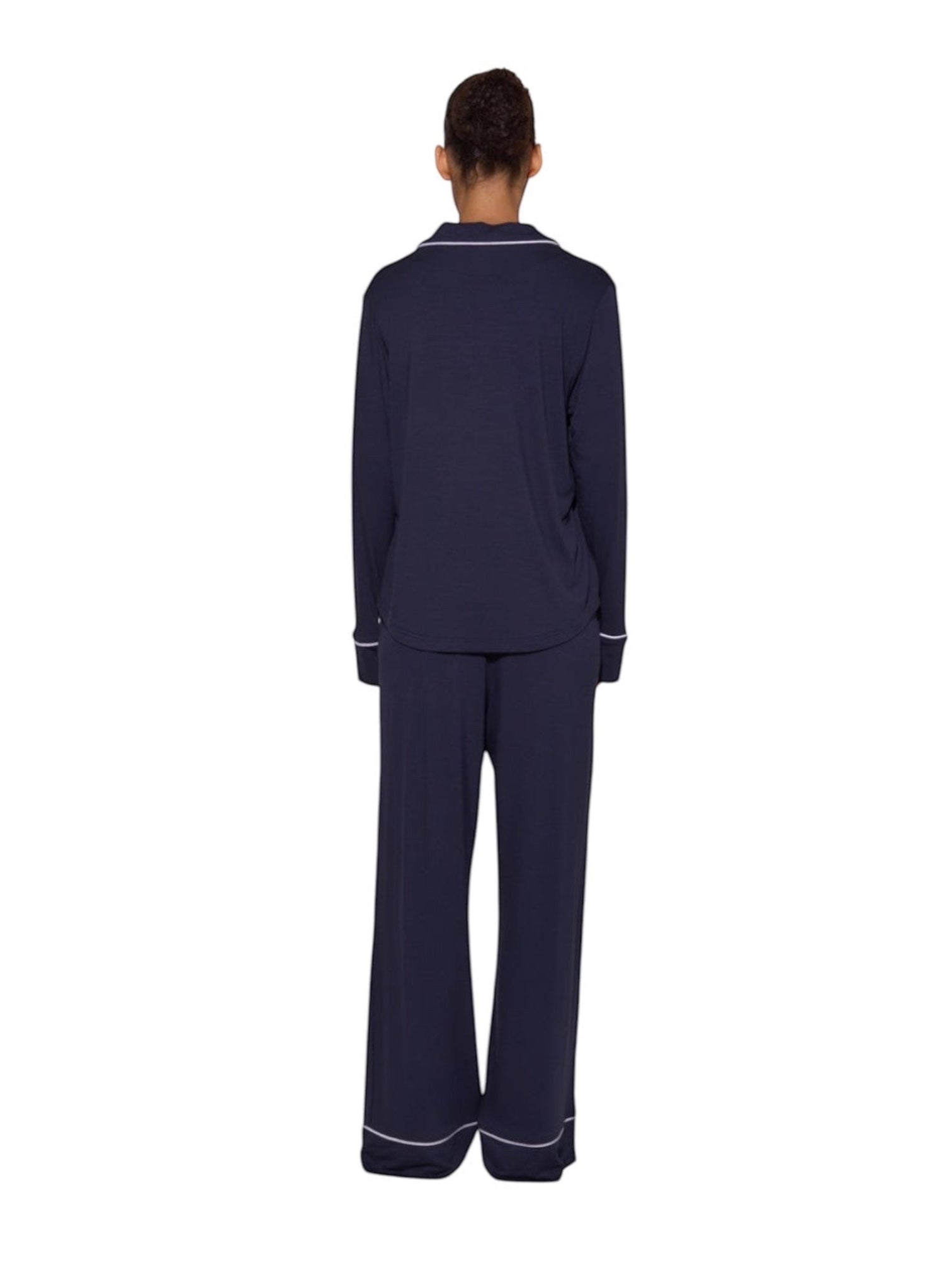 Pajama Shirt with Trousers Dark blue