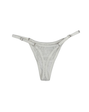 Lace Thong with Adjustable Straps – Milk