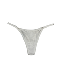 Lace Thong with Adjustable Straps – Milk