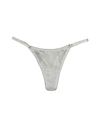 Lace Thong with Adjustable Straps – Milk