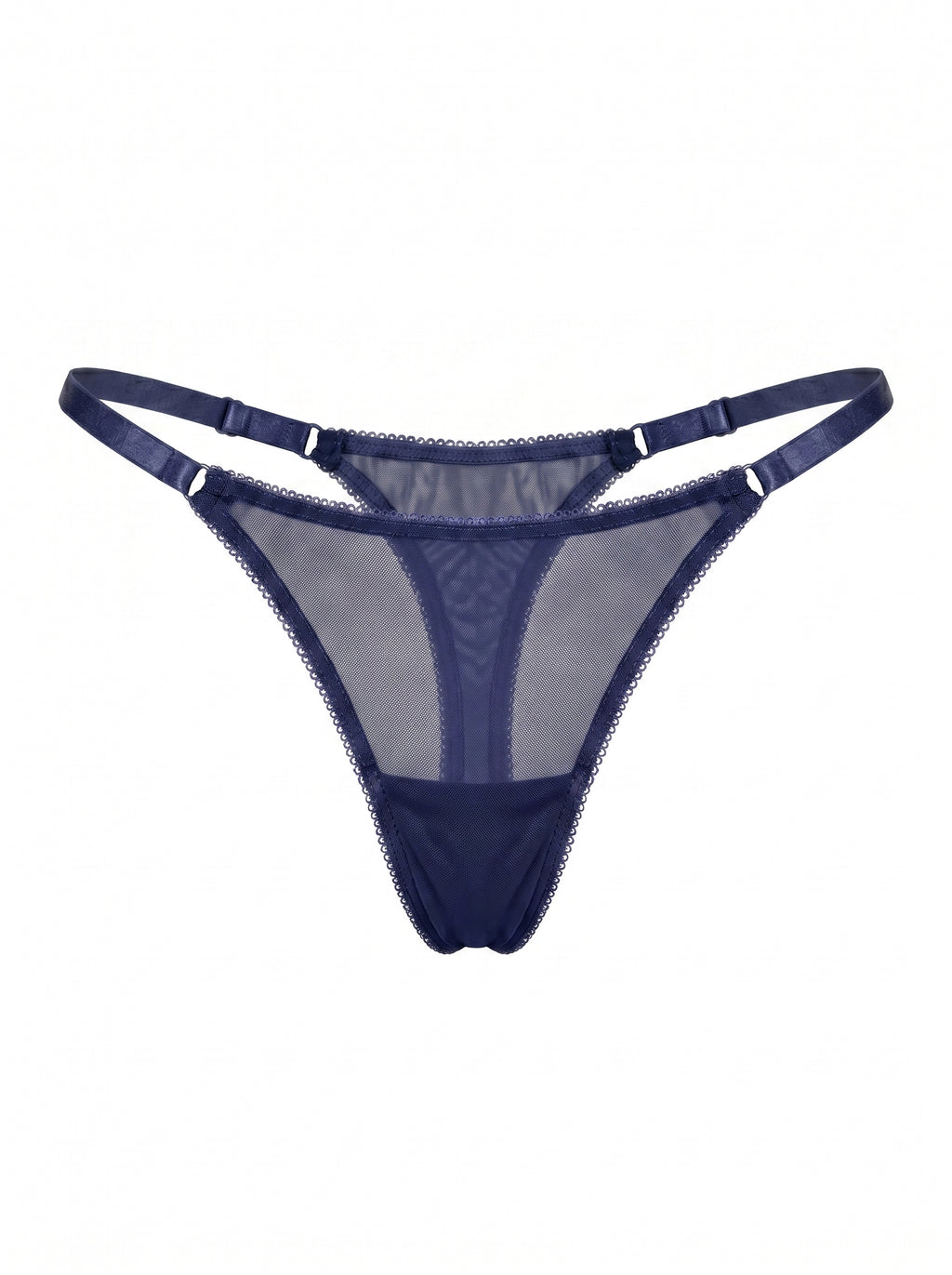 Mesh Thong with Adjustable Straps Iris – Navy