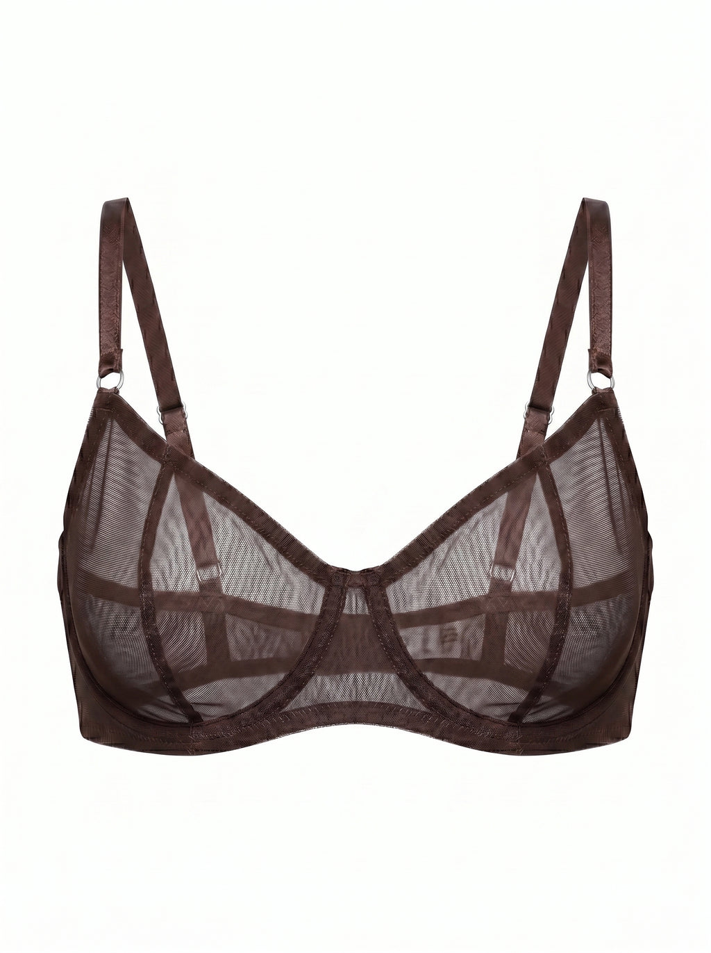 Mesh Bra Aurora - Dark Brown