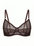 Mesh Bra Aurora - Dark Brown