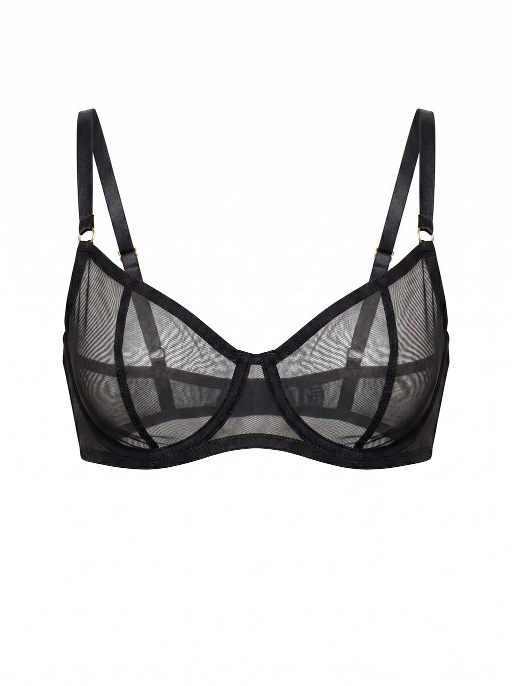Mesh Bra Aurora - Black
