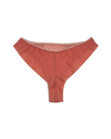 High-Waist Mesh Brazilian Panties – Salmon