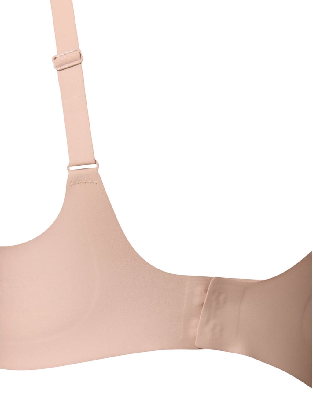 LIA STUDIO LINGERIE Marita beige seamless laser-cut polyamide bra with adjustable strap and moulded construction