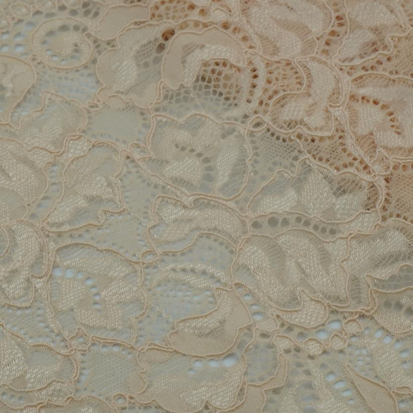 Lace Thong with Adjustable Straps – Beige